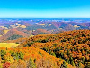 Peisaj spectaculos din România, perfect pentru excursii de o zi.